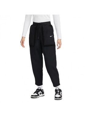 Nike women's Black Cargo Jogger Sweatpants with Drawstring